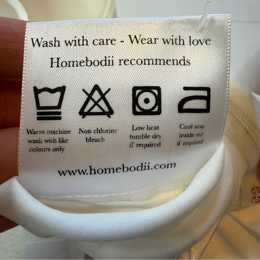 Homebodii Brooklyn‎ Bodysuit White Satin Corset Women Size XS NWT - Picture 5 of 11